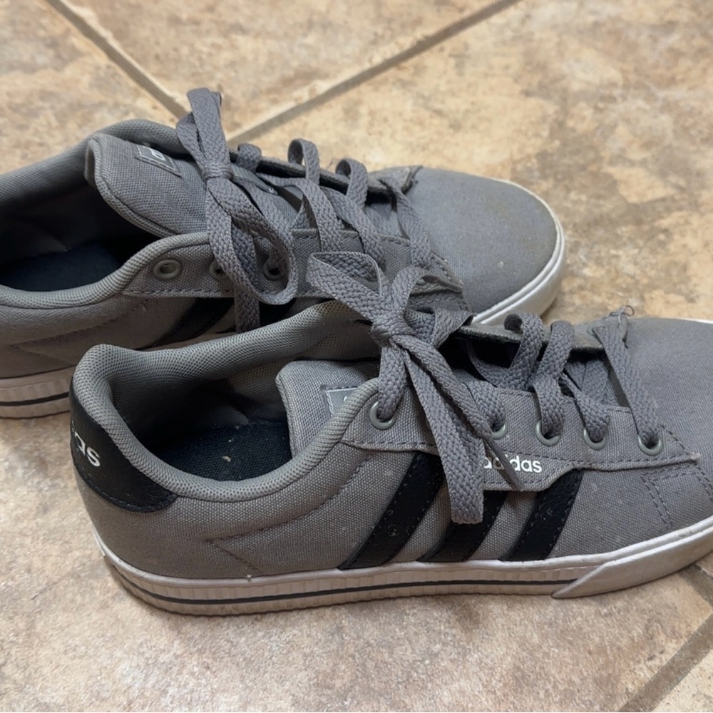 Adidas Gray and Black Sneakers